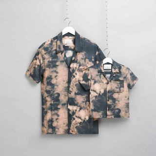 Matching Dad & Son Tie Dye resort shirts