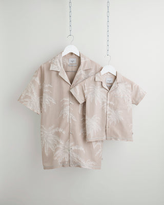 Palm Shadow Linen Shirt
