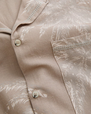 Palm Shadow Linen Shirt