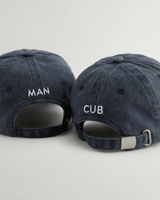 MAN + CUB Washed Caps - Navy