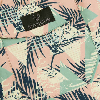 Pastel Palm Swim Shorts