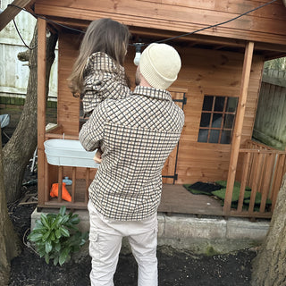 Brown Checked Overshirts