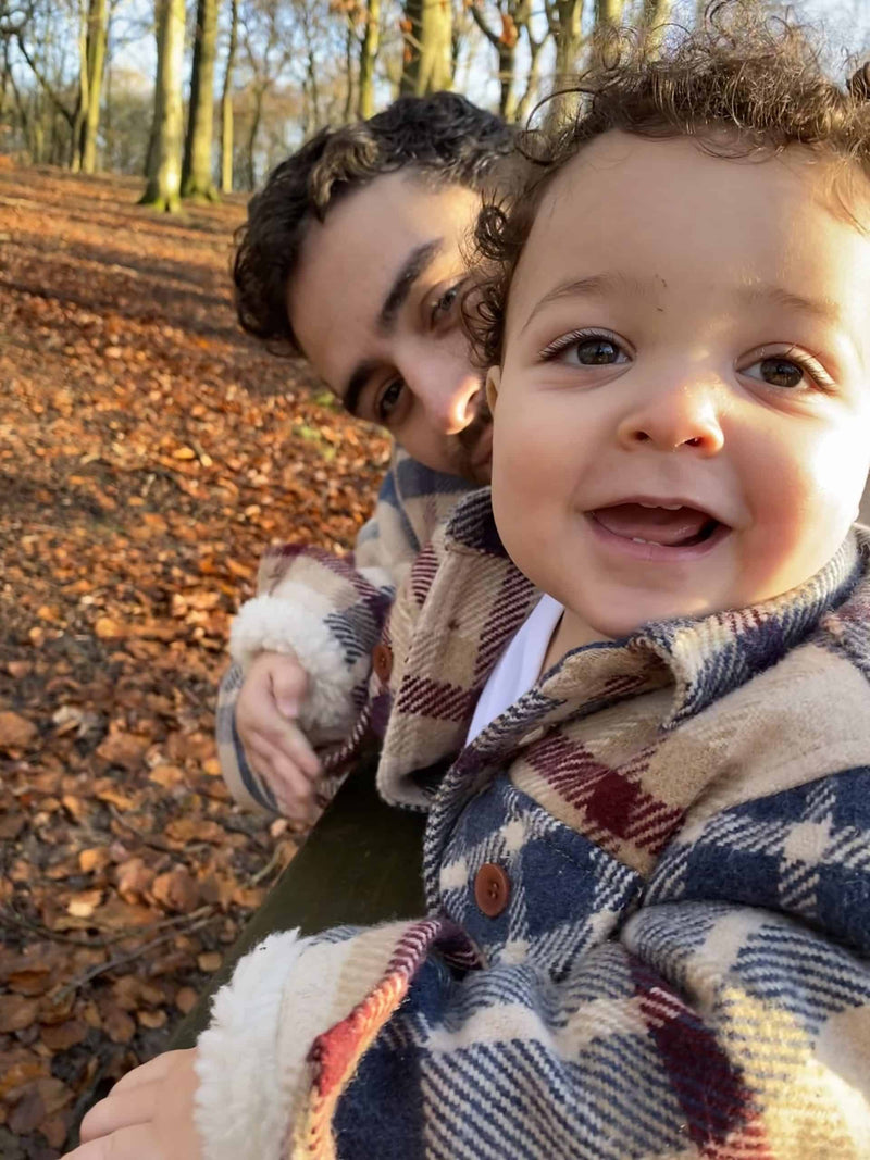 Matching Dad & Son Fleece lines shackets