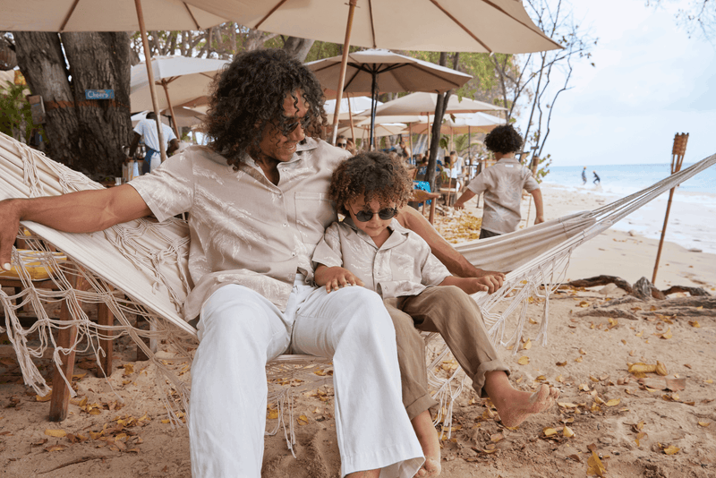 Palm Shadow Linen Shirt