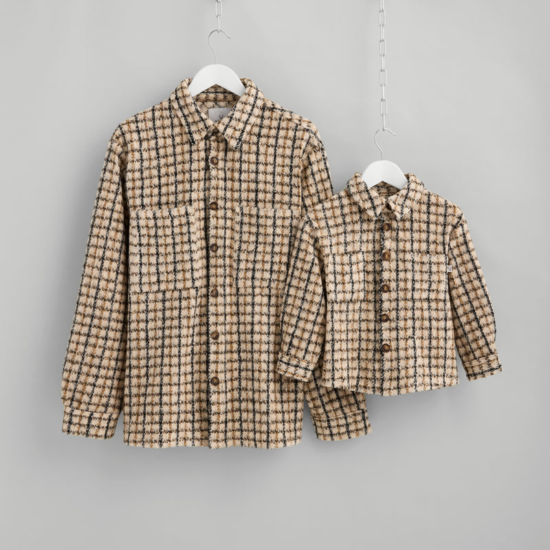 Brown Checked Overshirts – MANCUB