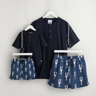 The Henley Duo - Dark Navy T-shirts