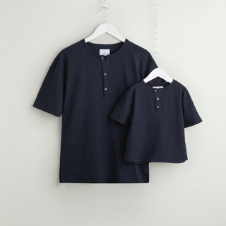 The Henley Duo - Dark Navy T-shirts