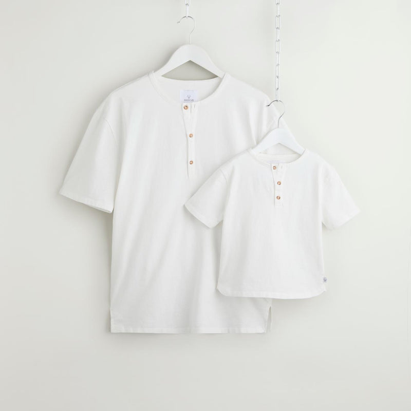 The Henley Duo - Ecru T-shirts
