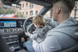 Dad Blog dream - Uncle and nephew driving Mercedes