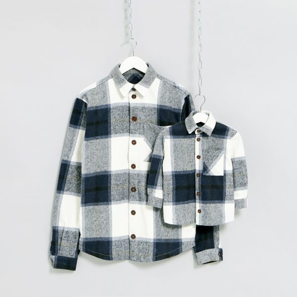 Matching Father & Son Checked Overshirts