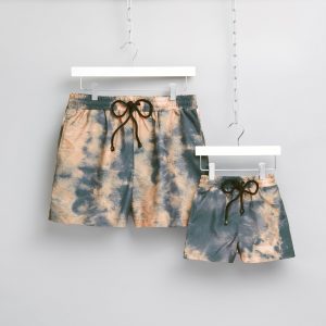 Matching dad & son swim shorts