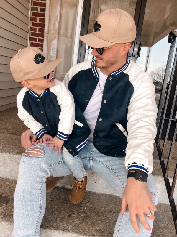 Matching Dad & Son Varsity Jackets